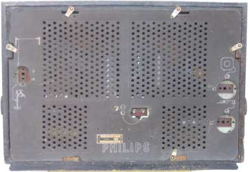 Philips 4-38 - widok z tyłu na ściankę