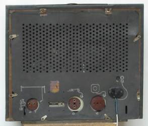 Philips 456A - widok z tyłu na chassis