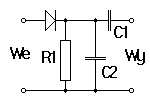 Schemat detektora AM